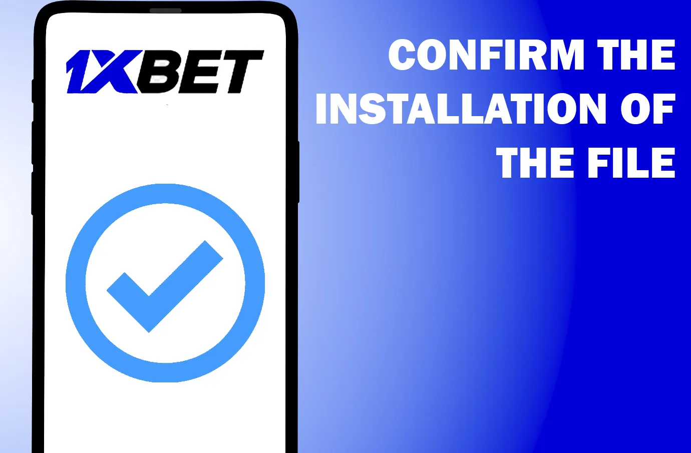 L'installation de l'application 1xbet est très rapide et ne prend que quelques secondes.